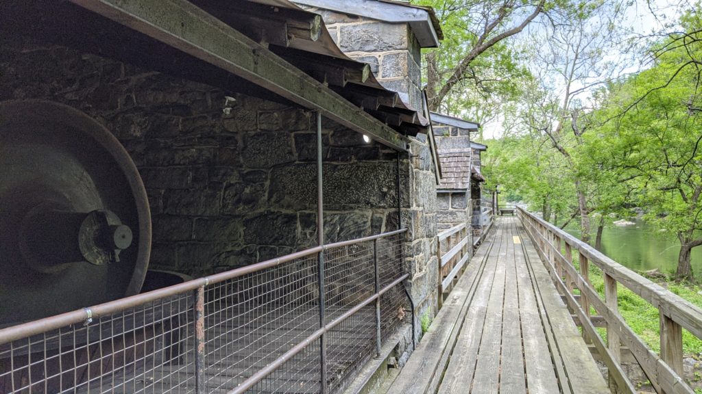 Powder Yard at Hagley Mills on the Brandywine River in Wilmington, Delaware.