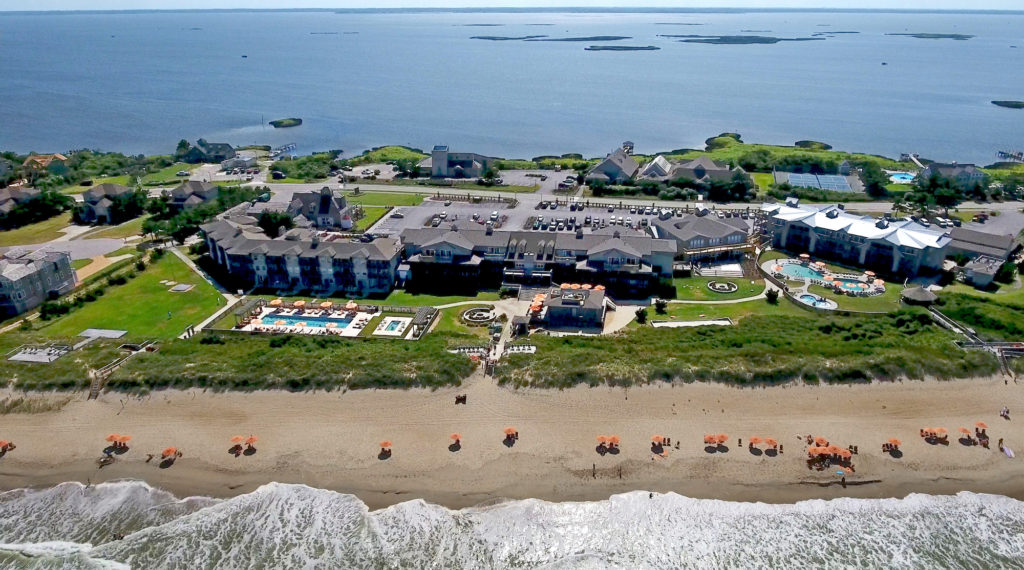 Sanderling Resort overlooks the Atlantic from the Outer Banks of North Carolina.
