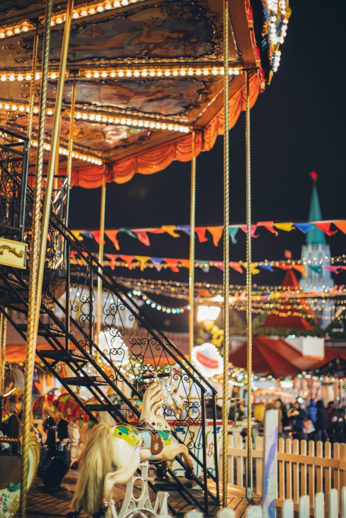 Carousel at Budapest Christmas market by Elina Fairytale for pexels.