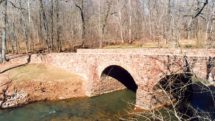The Stone Bridge at the Bull Run battlefield site in Manassas, Virginia.