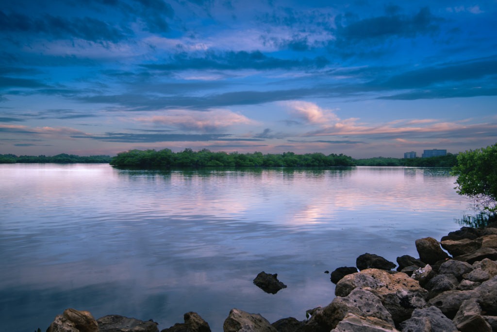 Sunrise over the water at John D. Macarthur State Park. Photo c. Discover the Palm Beaches