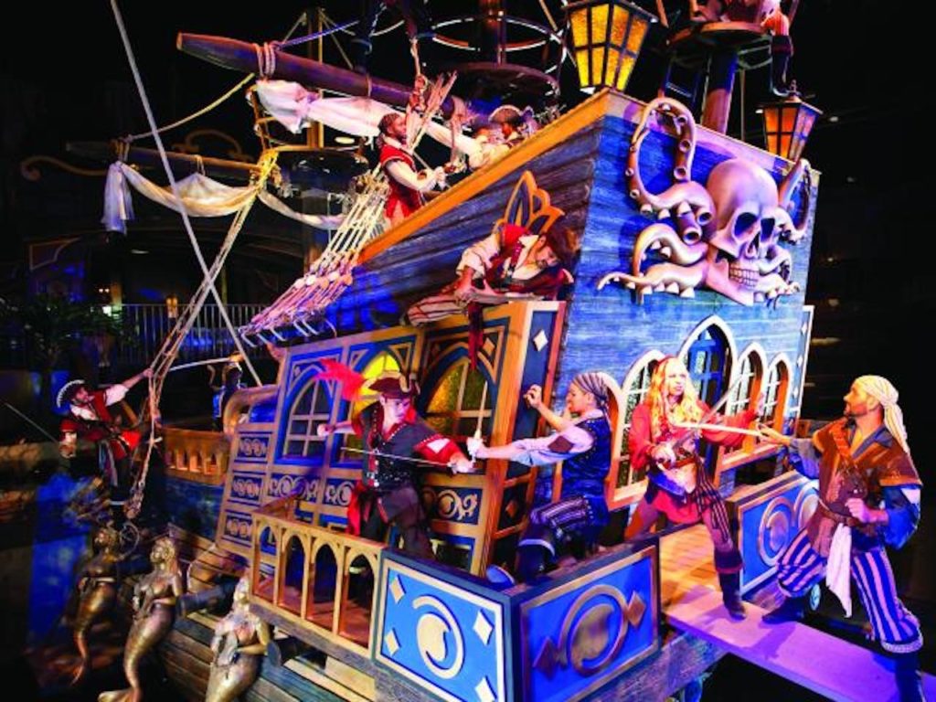 Scene from Pirate's Voyage dinner theatre in Myrtle Beach, South Carolina.