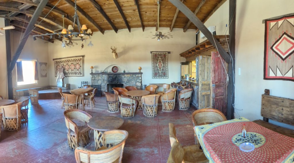 Historic Cantina Bar at Rancho de la Osa in Sasabe, Arizona.