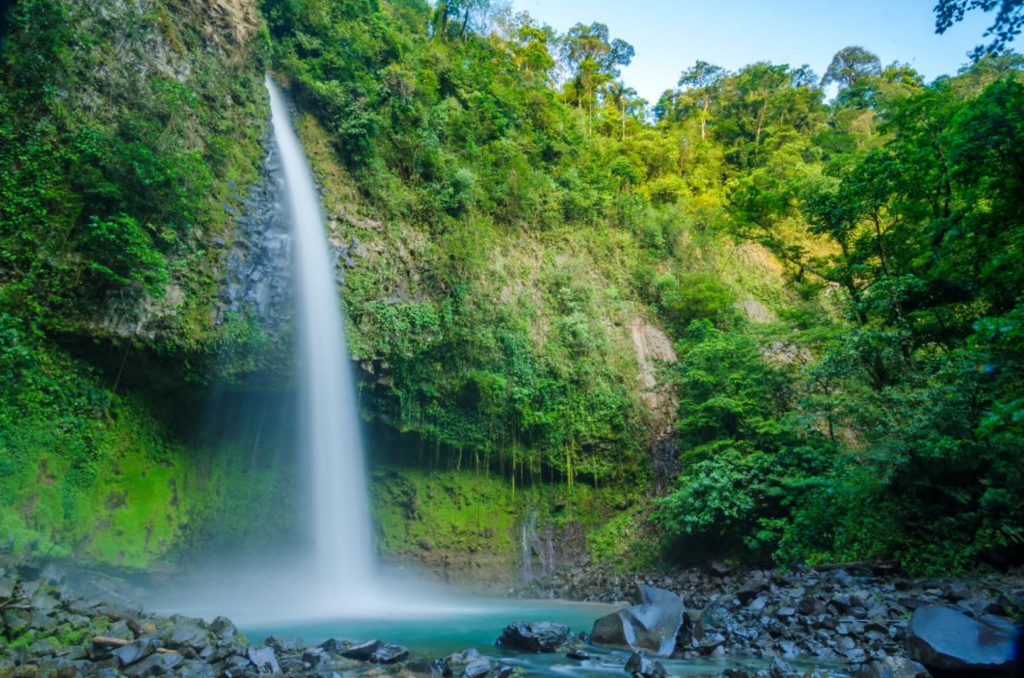 La Fortuna Waterfall in Costa Rica.
