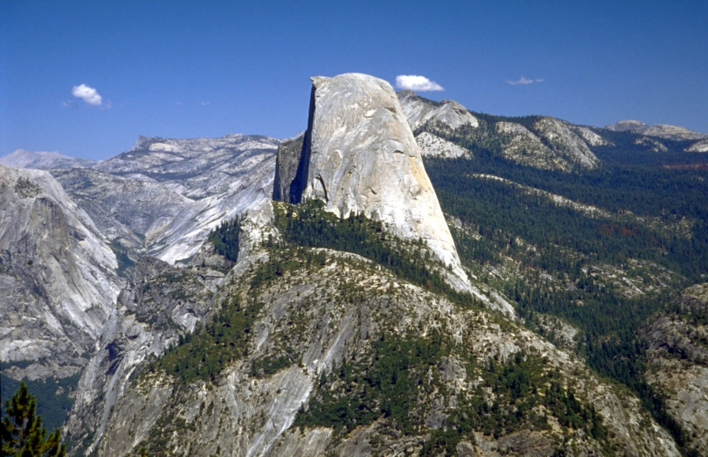Half Dome peak at Yosemite National Park.