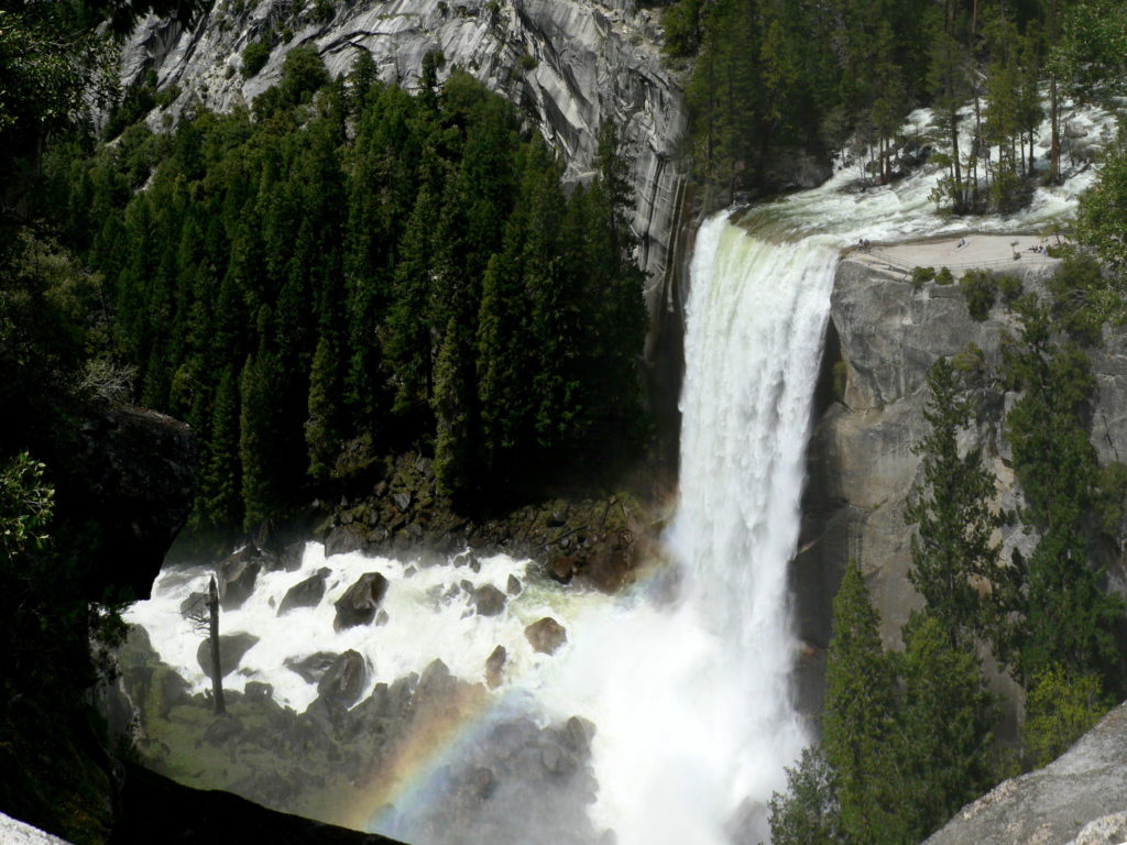 Vernal Falls at Yosemite National Park.