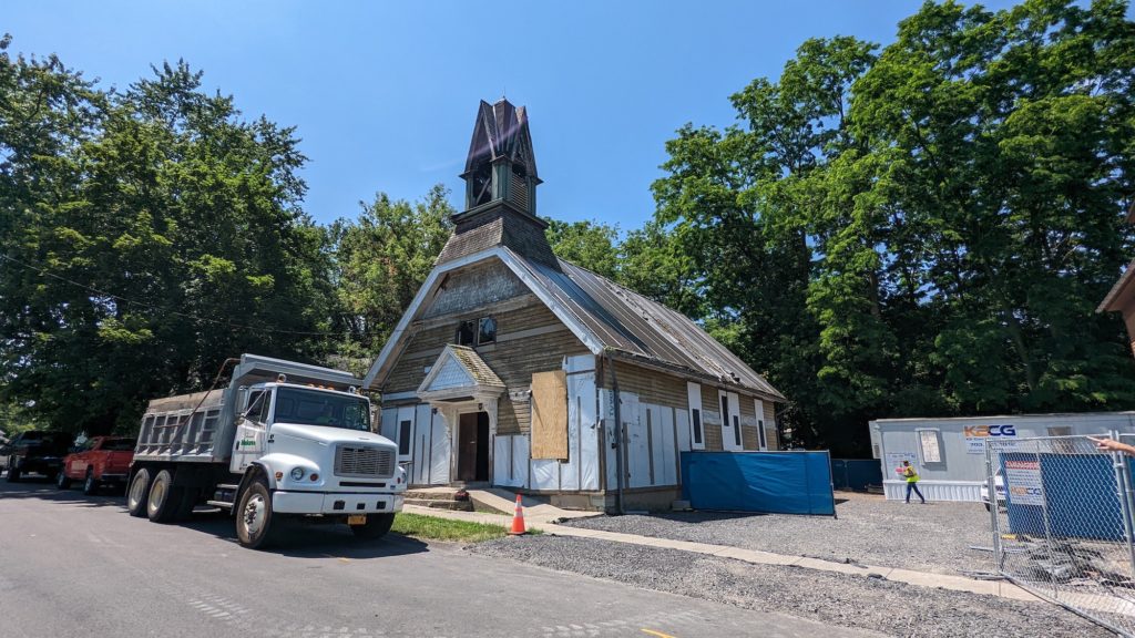 The AME Zion Church in Auburn, New York, where Harriet Tubman worshipped, is being restored by the National Park Service.