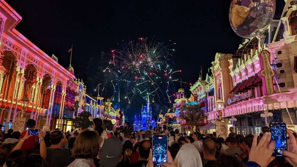 New fireworks show called Enchantment soars over Magic Kingdom at Walt Disney World.