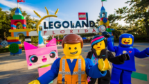 Legoland characters greet visitors to the LEGOLAND Florida theme park where Halloween festivities are the top fall attraction.