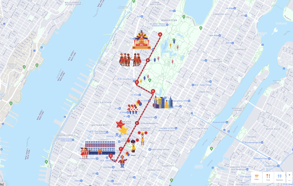 Macy'S Thanksgiving Day Parade 2024 Route Map Pdf Barbi Dorthea