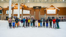 Group of skiers at Big Snow, New Jersey