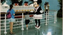 The Staub family meets Minnie Mouse aboard a Disney Cruise Line ship.