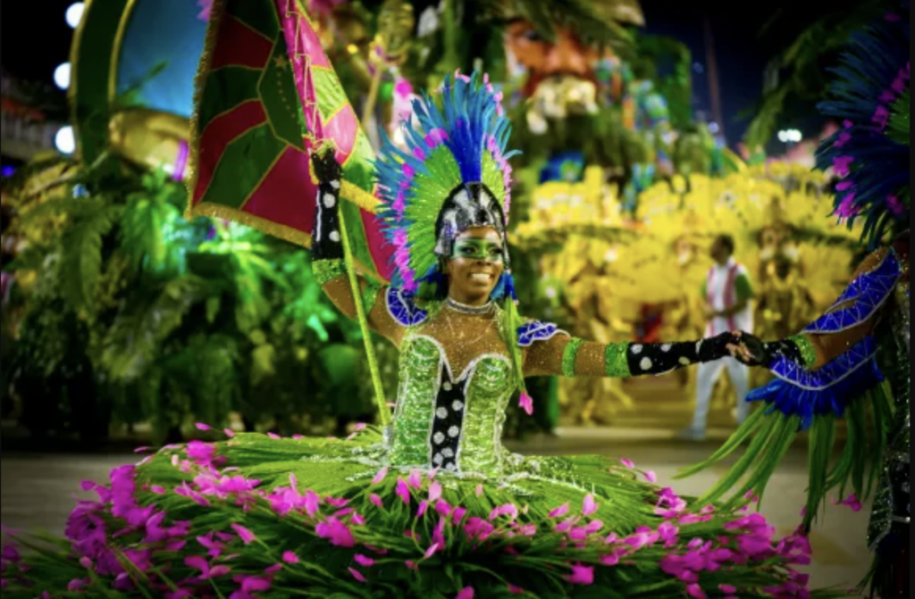 Carnival Queen honored in Trinidad at the annual Trinidad and Tobago Carnaval Parade. Photo c. Trinidad Tourism.
