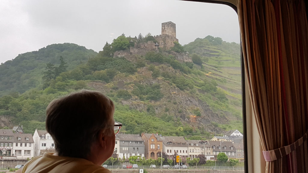 On a Rhine River European family cruise, sail by dozens of castles as your guide shares stories. Photo c. Ron Bozman / RKR Media