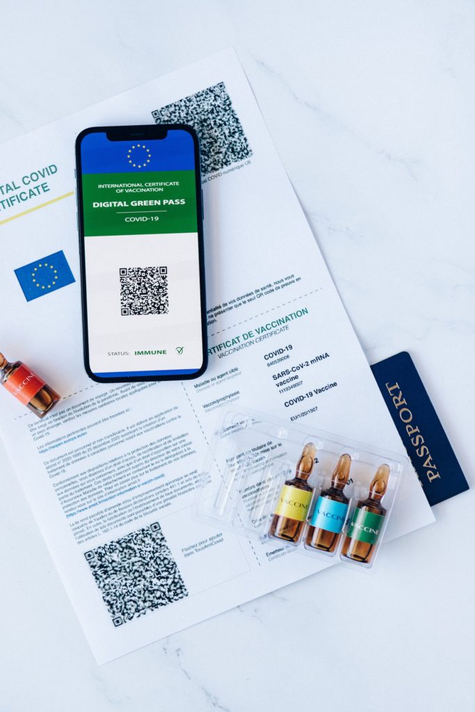 Green Pass barcode covers public health requirements and other travel documents.