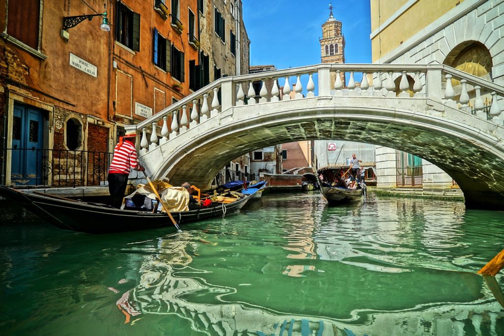 Glide through the canals of Venice on your own gondola when you join a European family river cruise with CroisiEurope. Photo c. pixabay