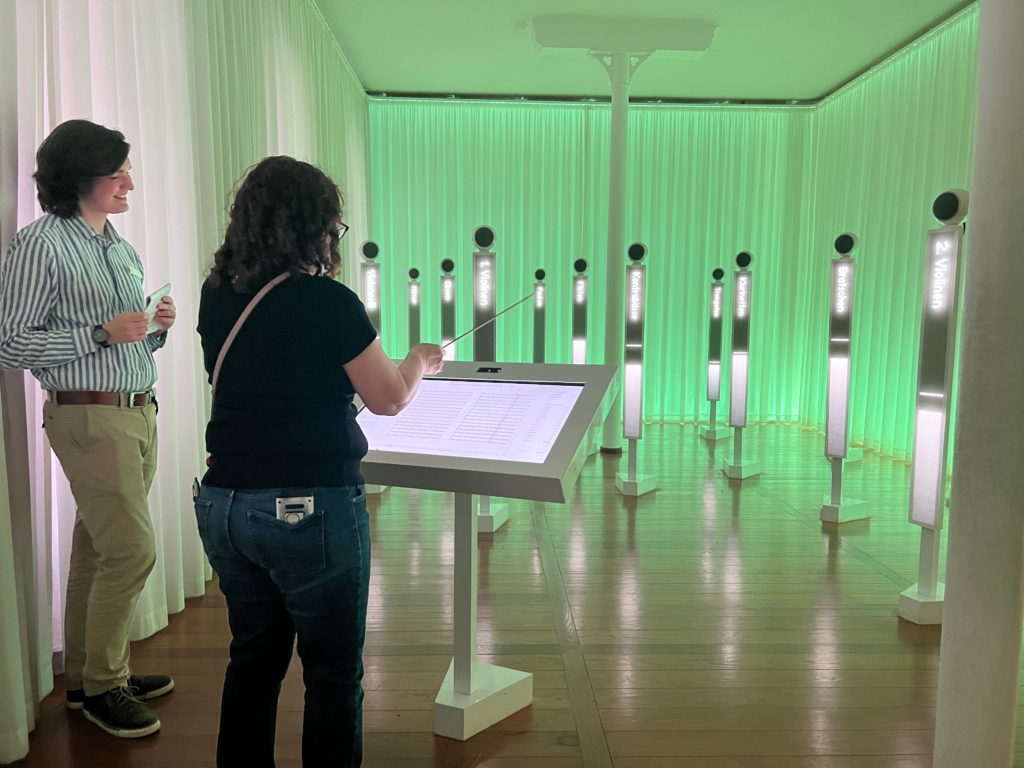 Families love playing with the sounds in the Effektorium at the house of musician Felix Mendelssohn Bartholdy. Photo by Michelle Marine.