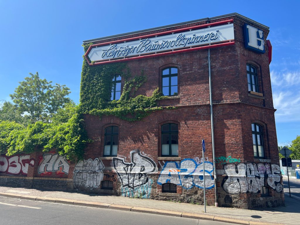 The Spinnerai in Leipzig, Saxony, Germany is a former cotton mill that has become an artists workspace. Photo by Michelle Marine.