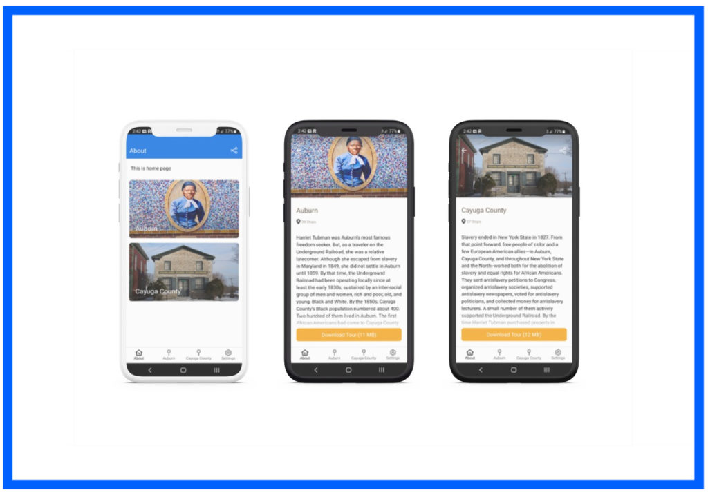 Underground Railroad and Cayuga County apps help visitors explore Harriet Tubman's legacy in the Finger Lakes.