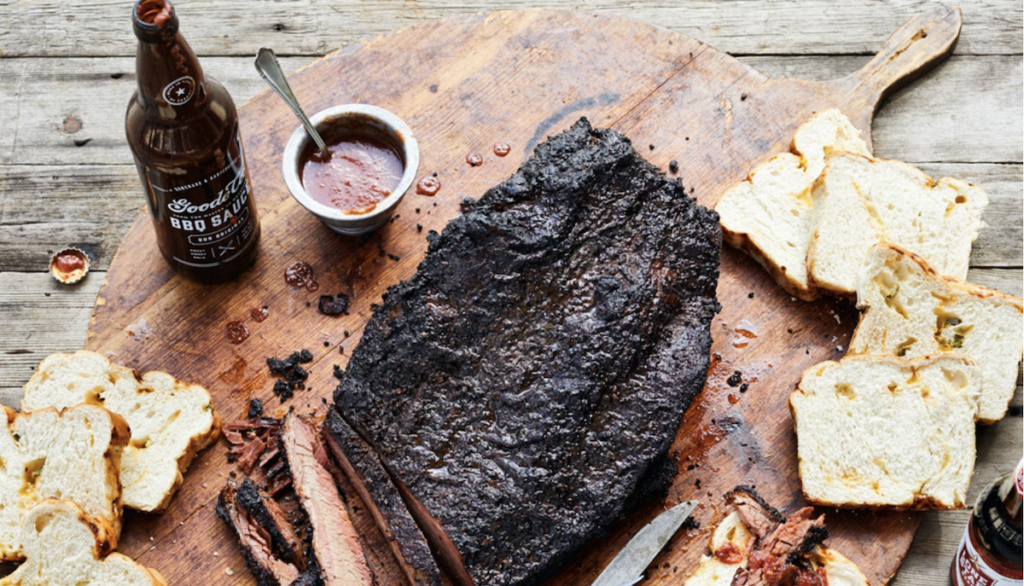 Mesquite grilled brisket is a favorite mail order item from Goode Company