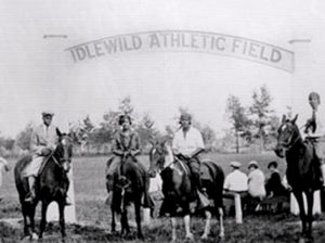 Idlewild athletic field at the Black resort of Idlewild in Michigan. Photo c.Idlewild Historic and Cultural Center.