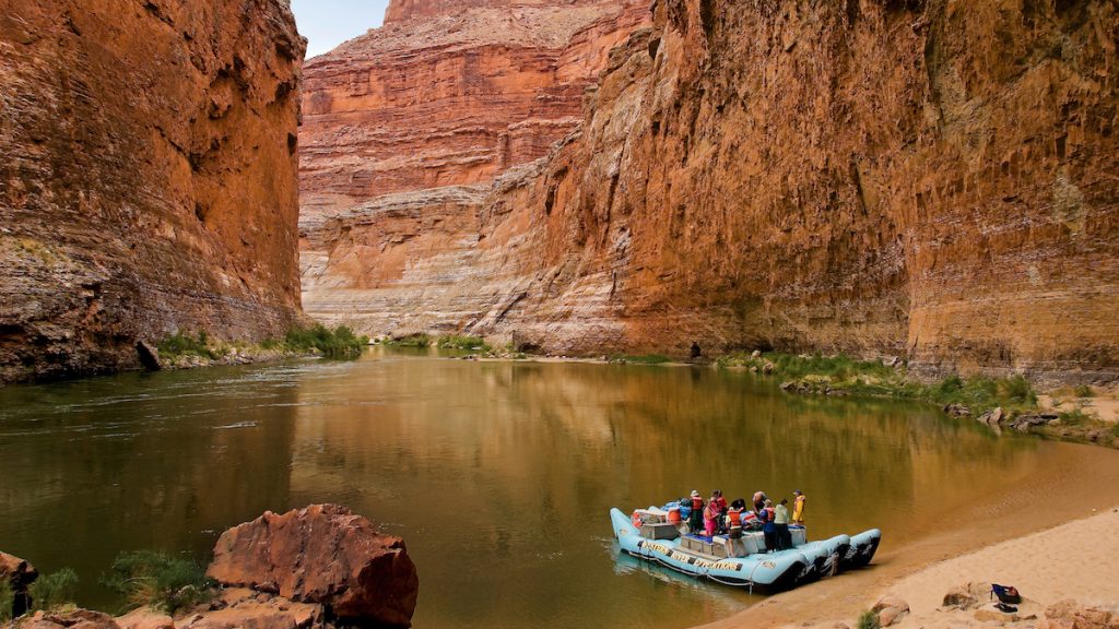 Raft all moods of the Colorado River through the Grand Canyon. Photo c. Western River Expeditions.