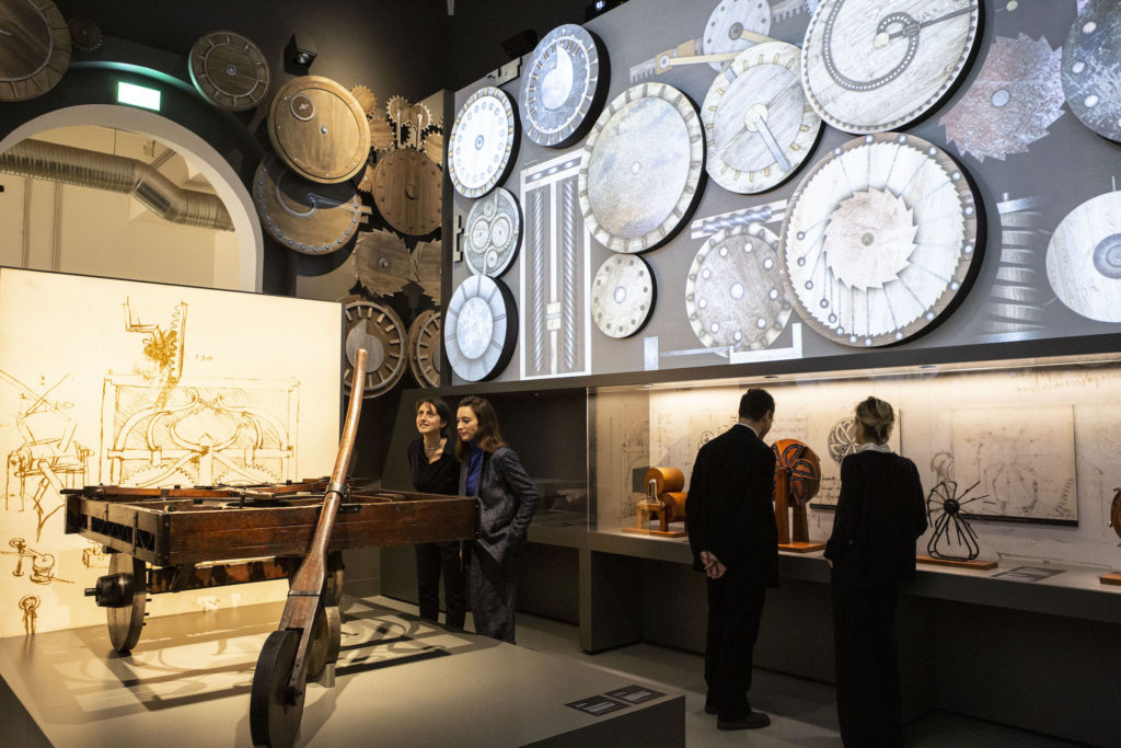 Explore the genius of Leonardo da Vinci through 3D models and multimedia displays of his work. Photo by Lorenza Daverio for Leonardo 3 Museum.