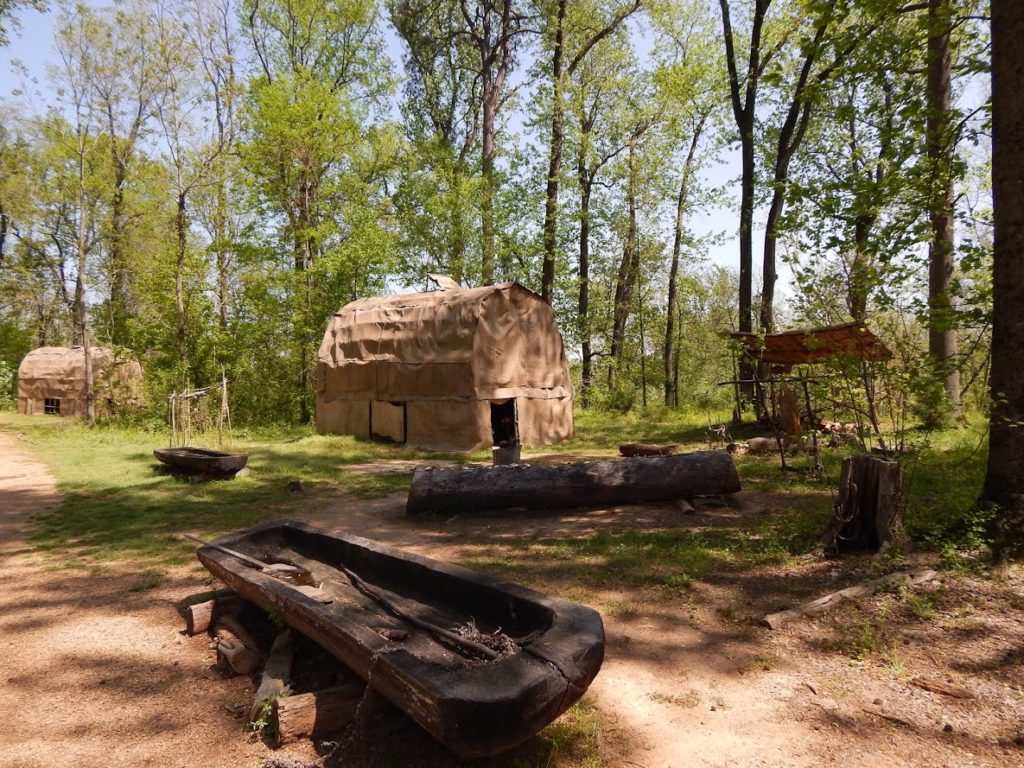 Enjoy learning about Pocahontas in hisotric Virginia at this recreation of the Powhatan settlement of Arrohateck. Photo c. Henricus