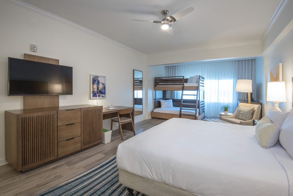 comfortable accommodations at Hawk's Cay Resort