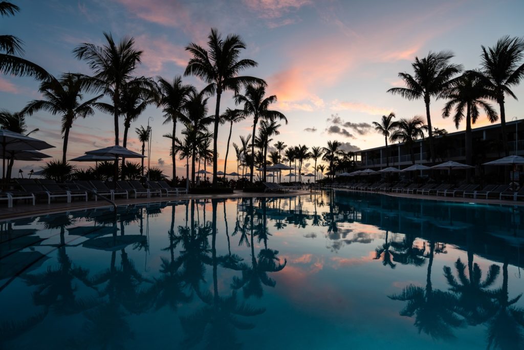 perfect sunset at Hawk Cay Resort