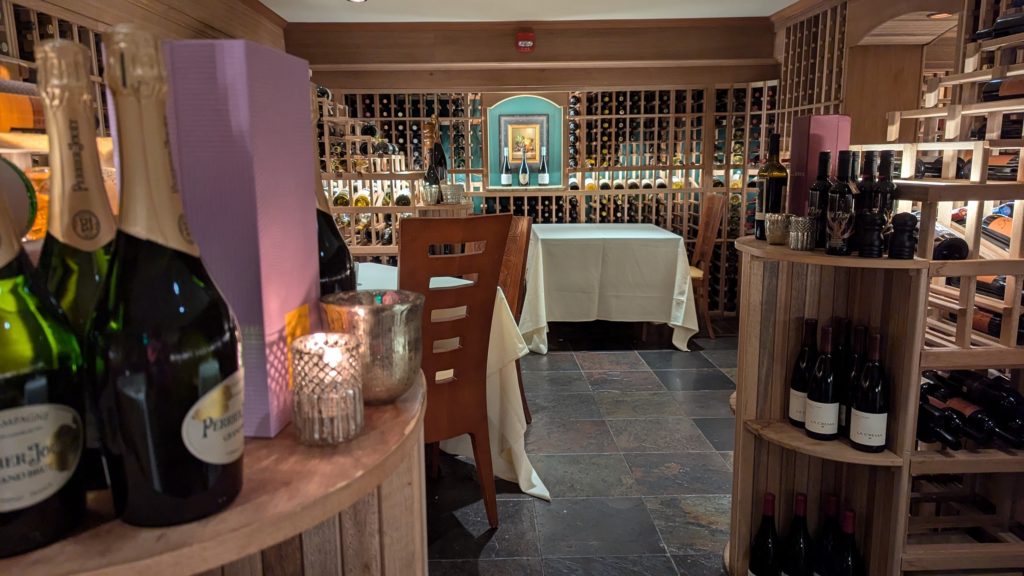 The original cold storage cellar of the Mountain View Grand Spa Resort has been transformed into an award-winning wine cellar and fine dining restaurant, Cellar 1865.