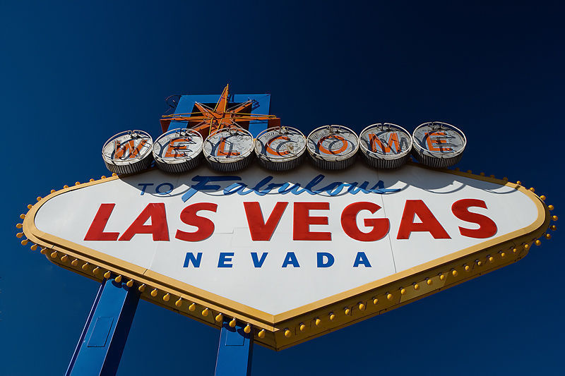 The famous 'Welcome to Fabulous Las Vegas' sign.