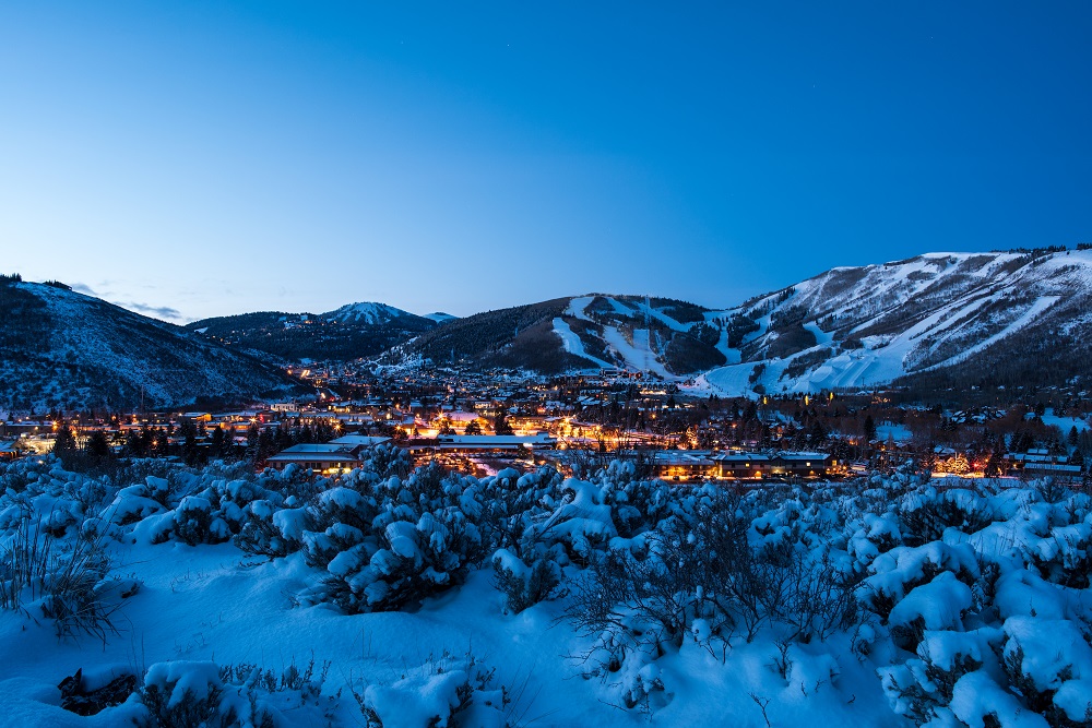 Overlooking Park City, Utah and the slopes of Park City Mountain Resort. Photo c. Park City Chamber.