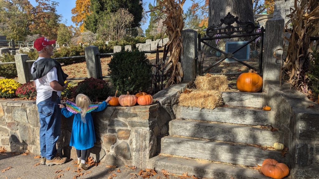 The Irving family gravesite at the Old Dutch Chuch in Sleepy Hollow attracts modern-day families to the Hudson River Valley.