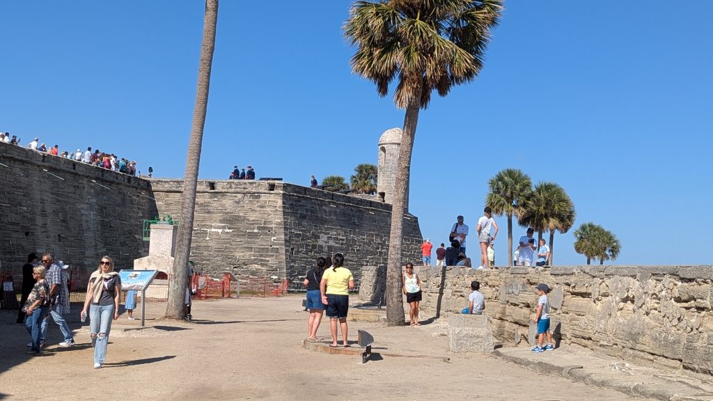 The waterfront Castillo de San Marcos in St. Augustine.