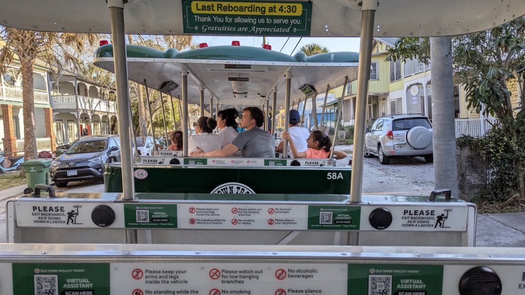 Old Town Trolley conveniently stops at several sites of Black heritage in town. 