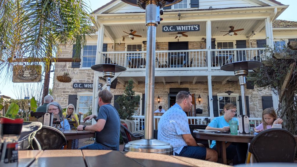 O.C. White's is one of St. Augustine's top restaurants near the water.