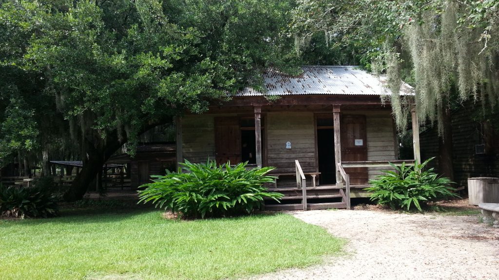 Tour housing for the enslaved at Destrehan, on a Louisiana plantation tour. 