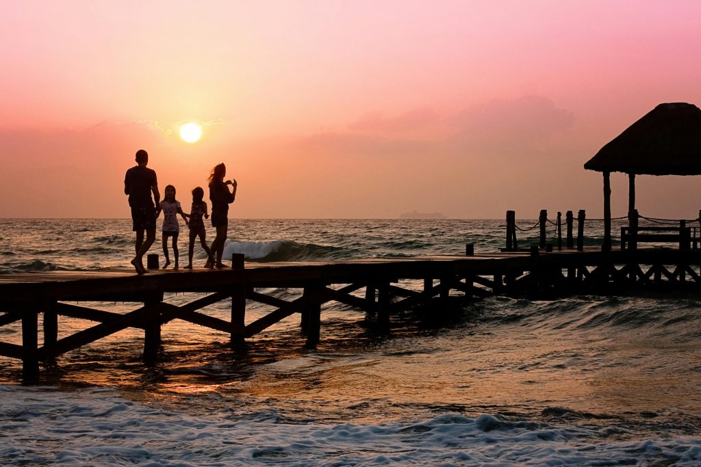 Sunrise, before the crowds hit the beach, is a wonderful time to explore. Photo c. pexels