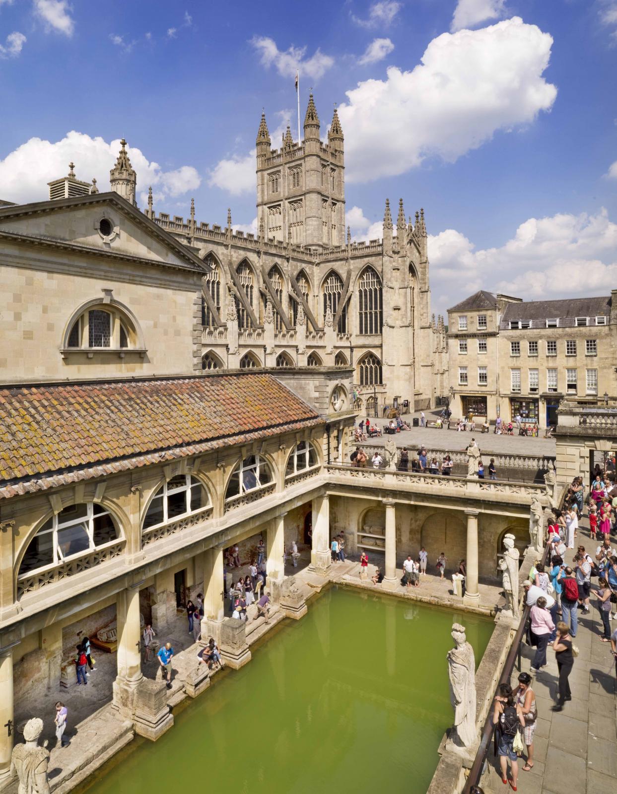 Taking the Waters in Bath, England