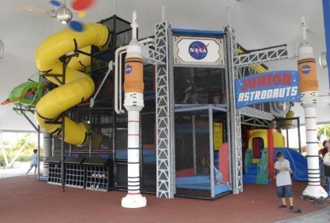 florida space kennedy astronauts tiny touch down children center