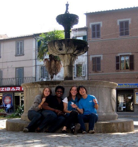 Enjoying the Piazza