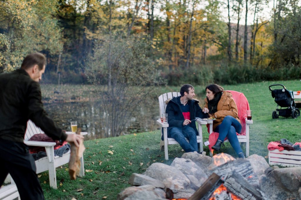 Couple on Red Clover Inn lawn