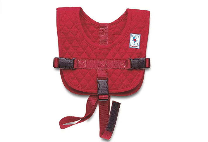 Infant flight travel vest by Baby B'Air.