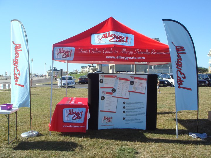 AllergyEats popup tents