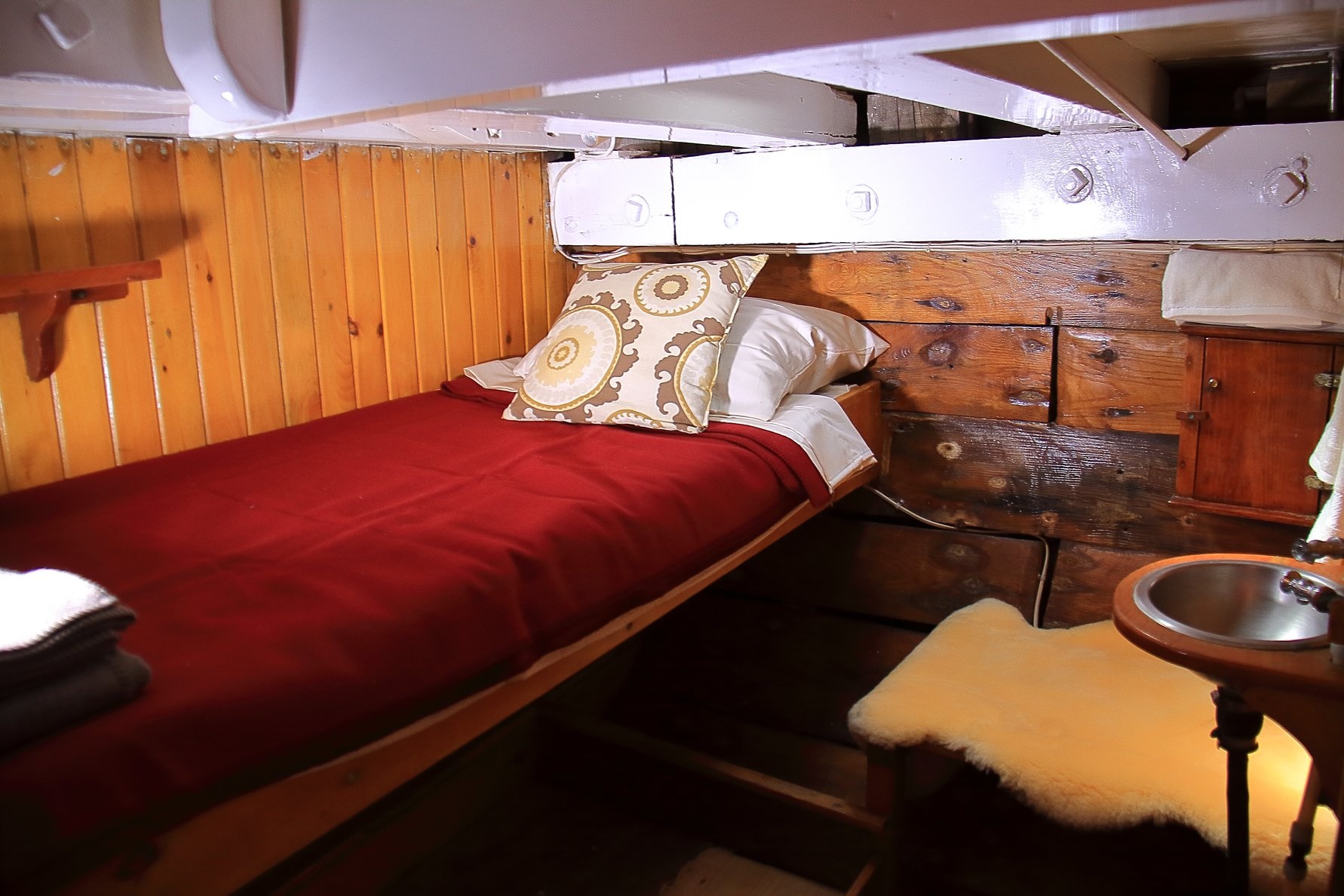 cabin aboard historic maine schooner