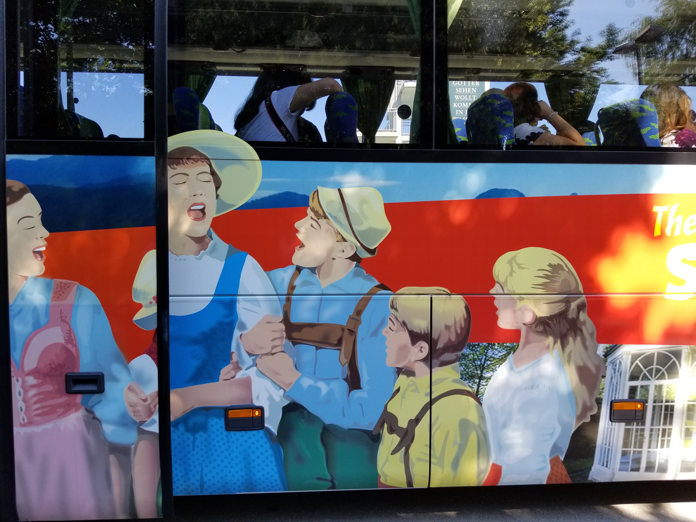 Panorama Bus Tours "Sound of Music" decorated bus.