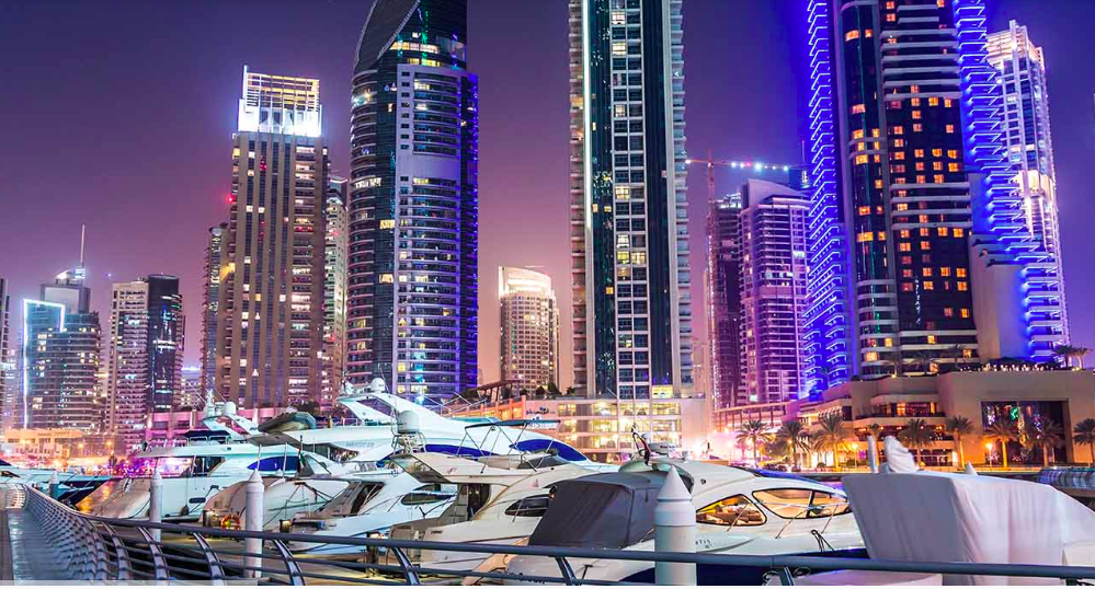 yacht charters at Dubai city marina