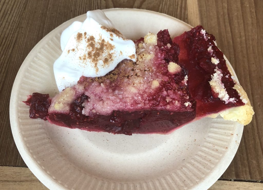 The Argonaut is famous for its rhubarb raspberry pie.
