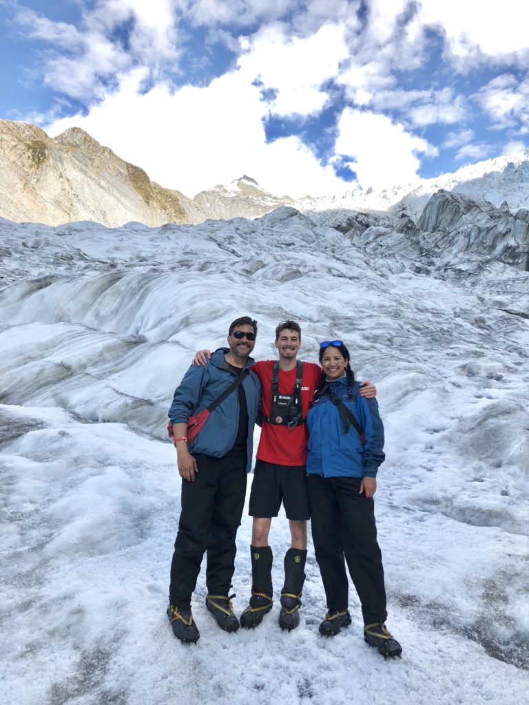 hiking on Franz Josef Glacier